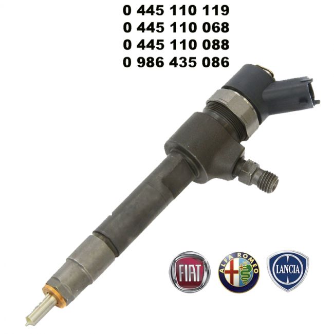 Injecteur C.Rail CRI Bosch CR/IPS19/ZEREK10S 0445110068 FIAT Multipla 1.9 JTD Mot.Nr.2805543